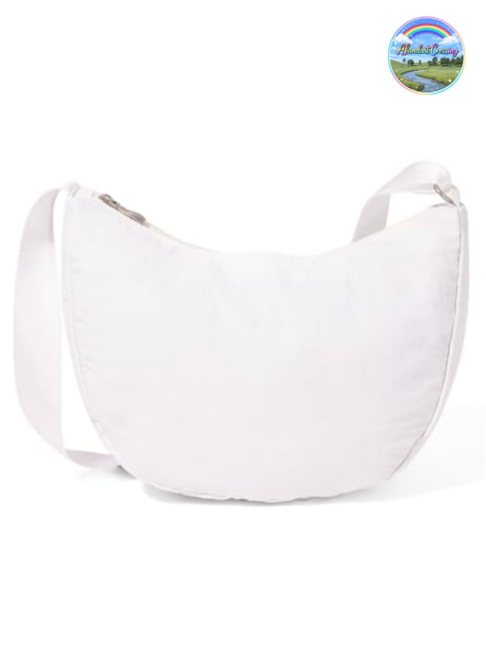 Lightweight Nylon Crossbody Bag with Adjustable Strap